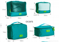 Travel Clothing Organizer Bag Set 5PCS Storage Mesh Pouch Colorful Cosmetic Bag  10