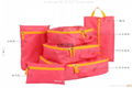 Encai New Arrival Travel Clothing Organizer Bag Set 6PCS Storage Mesh Pouch Colo 4