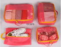 Encai New Arrival Travel Clothing Organizer Bag Set 6PCS Storage Mesh Pouch Colo 7