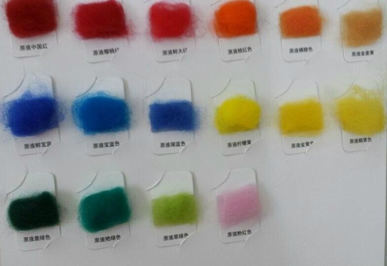 Solution dyed acrylic fiber 3