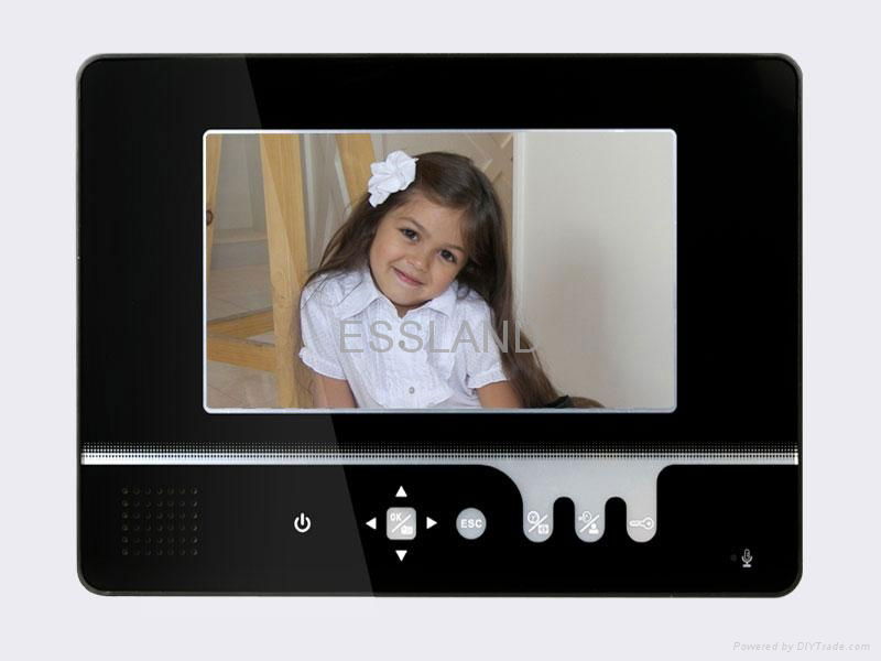 7" color video door phone with SD card&digital photo frame&picture capture