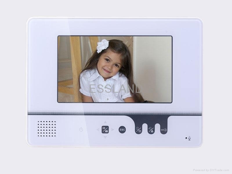 7" color video door phone with SD card&digital photo frame&picture capture 2