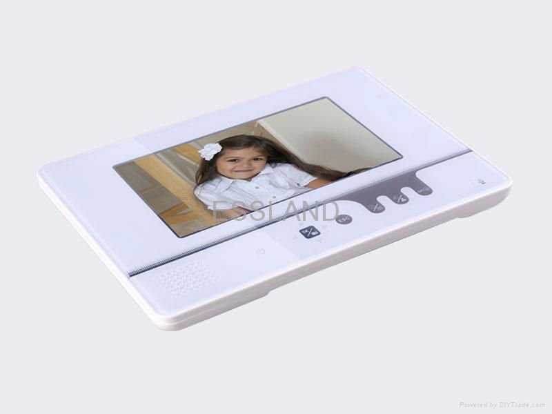 7" color video door phone with SD card&digital photo frame&picture capture 4