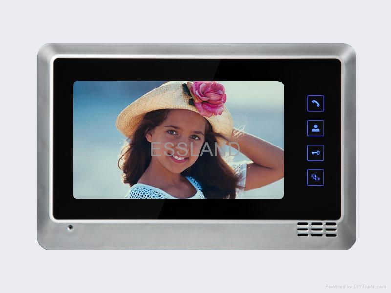 7" color video door phone monitor 2