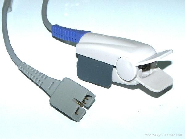 Compatielb  Adult finger clip Reusable SpO2 sensor for Nellcor Monitor 4