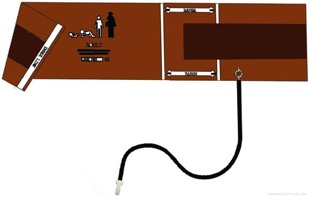 Reusable Blood Pressure NIBP Cuffs and tube,two-tube 3