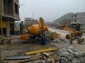 Concrete pumping mixing