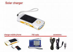 Solar torch with mobile charger  SK-810C-004