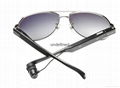 2015 fashionable UV400 wireless bluetooth headset sunglasses  1