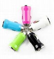 Colorful Mini USB Car Charger Adapter for Mobile Cell Phone mp3/MP4