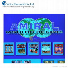 Amiral 5 in 1 game board