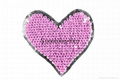 ES0049 sweet heart sequin embroidery 1