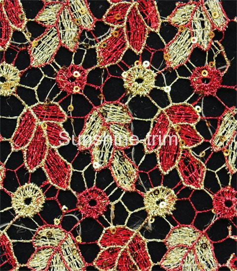 LM0188 chemical lace with hallow-out