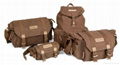 Coffee or Khaki Dslr Camera Shoulder Bag Backpack 2