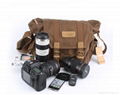 Coffee or Khaki Dslr Camera Shoulder Bag Backpack 3