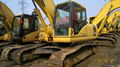 Used komatsu pc220-7 excavator for sale 3