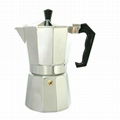 Ten horns all aluminium coffee maker