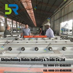 Gypsum board production machine