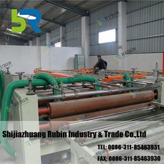 High efficiency gypsum board lamination machine