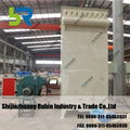 Gypsum ceiling board machine