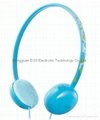 Candy color headphones for promotion