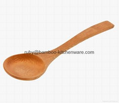 Design Elegant Bamboo Wooden Tea Long Spoon