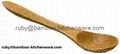 Promotion Factory Disposable Bamboo Wooden Amuse Serving Canddy Cutlery Spoon 1