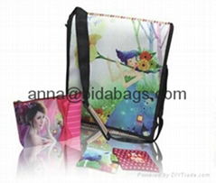 custom printed pp lamination rpet shopping bag/rpet bag