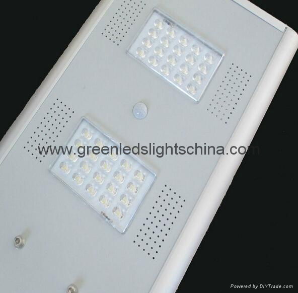 CE RoHS 5-60w All in One LED Solar Street Light With Battery 3