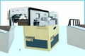 XMQ-1100 carton corrugated box flatbed automatic die cutter machine 