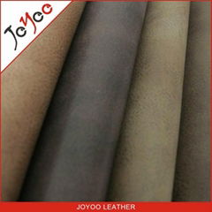 suede feeling pu synthetic leather for shoes 