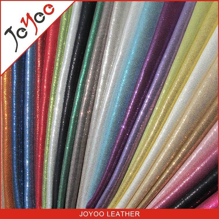 blunt powder pu leather for shoes shinning pu fabric shoe material