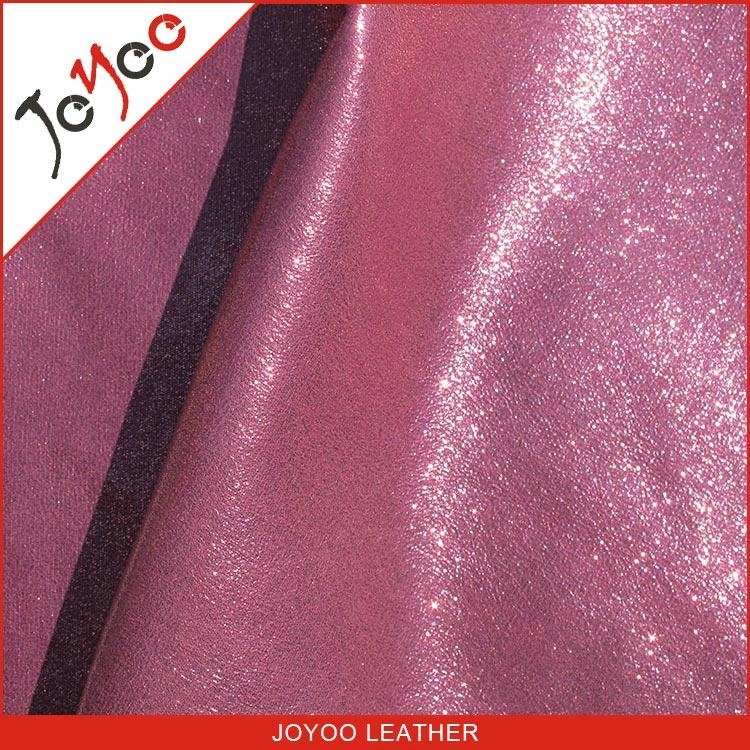 blunt powder pu leather for shoes shinning pu fabric shoe material 4