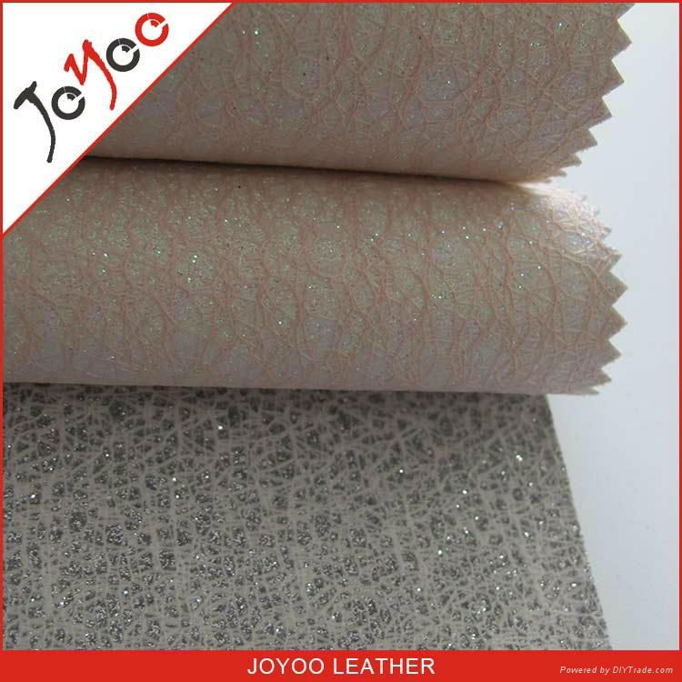 JOYOO cheap pu leather raw material for shoes 2