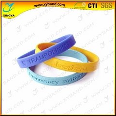Promotional custom silicon wristband for sport