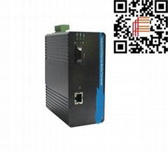 Industrial Grade 10/100/1000Base-TX to 1000Base-FX Fiber Media Converter