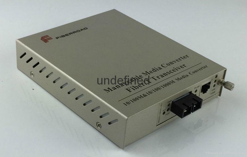 16 TCP / UDP Standalone Manageable Media Converter With IP-based Web ...