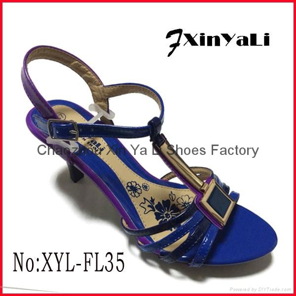 2015 Wedge Platform Comfortable ladies sandal shoes 3