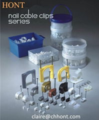 Circle cable clips