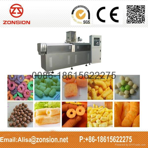 corn puff snack extruder machine 5