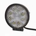 4X4 4WD 5.1 Inch 24 W Epistar 6500K Portable LED Spot Work Lamp Off Road 30 Degr 4