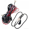 Universal LED Light Bar Wiring 2 Leg Wiring Harness Include Switch Kit 180W  2