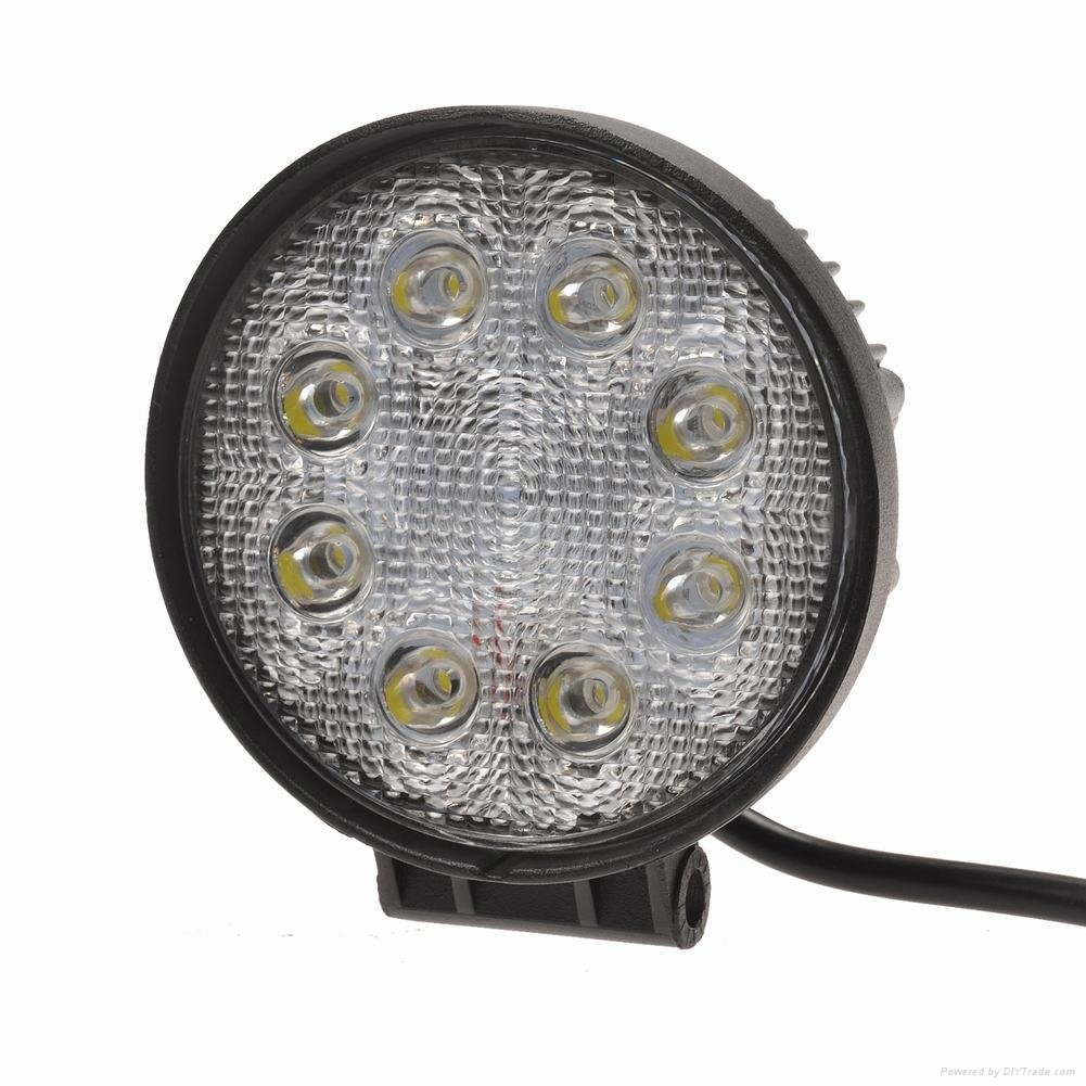  IP67 5.1 Inch 24 W Epistar 6500K Portable LED Spot Work Lamp Off Road ATVs 2