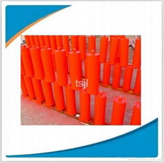 HDPE Plastic belt conveyor impact idler roller