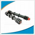 Comb rubber coated roller with rubber