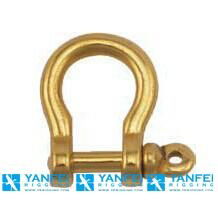 Solid Brass Bow Type Shackle