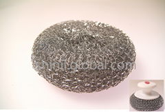 Galvanized scrubber with handle