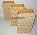Standup Colorful Polka Dots Paper Bags Christmas Bag Open Top Gift Pack 2