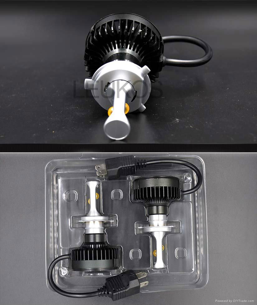 LED Car headlight bulb, LED auto light, Led headlight bulb H4 4