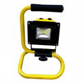 Portable LED floodlight, 10W, rechargeable